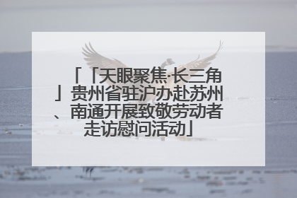「天眼聚焦·长三角」贵州省驻沪办赴苏州、南通开展致敬劳动者走访慰问活动