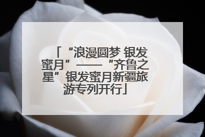 “浪漫圆梦 银发蜜月”——“齐鲁之星”银发蜜月新疆旅游专列开行
