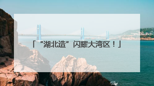 “湖北造”闪耀大湾区！