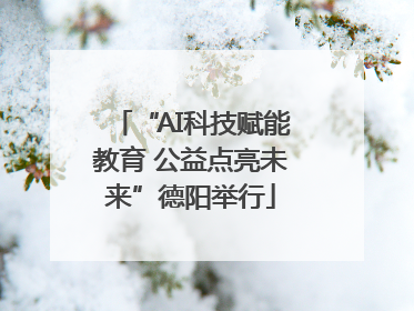 “AI科技赋能教育 公益点亮未来”德阳举行