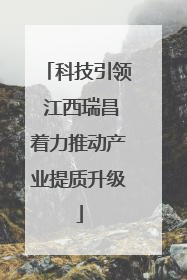 科技引领 江西瑞昌着力推动产业提质升级