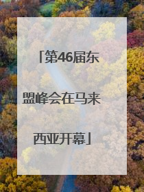 第46届东盟峰会在马来西亚开幕