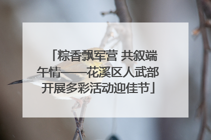 粽香飘军营 共叙端午情——花溪区人武部开展多彩活动迎佳节