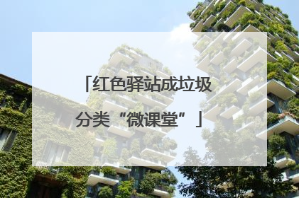 红色驿站成垃圾分类“微课堂”