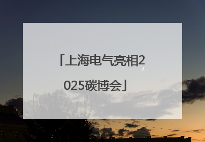 上海电气亮相2025碳博会