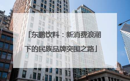 东鹏饮料：新消费浪潮下的民族品牌突围之路