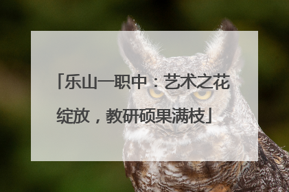 乐山一职中：艺术之花绽放，教研硕果满枝