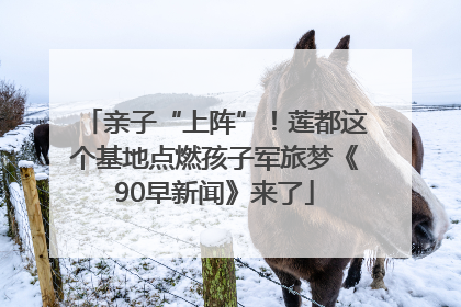 亲子“上阵”！莲都这个基地点燃孩子军旅梦《90早新闻》来了