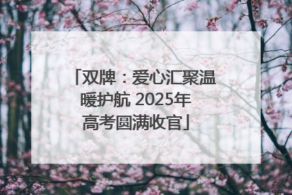 双牌：爱心汇聚温暖护航 2025年高考圆满收官