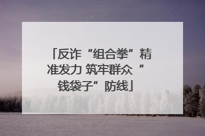 反诈“组合拳”精准发力 筑牢群众“钱袋子”防线