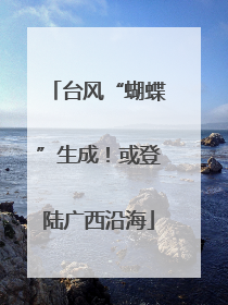 台风“蝴蝶”生成！或登陆广西沿海