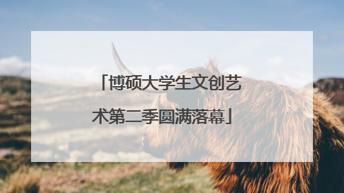 博硕大学生文创艺术第二季圆满落幕