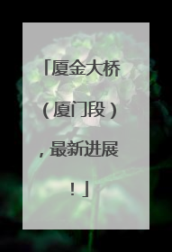 厦金大桥（厦门段），最新进展！