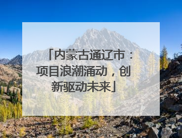 内蒙古通辽市：项目浪潮涌动，创新驱动未来