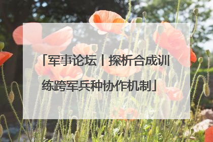 军事论坛丨探析合成训练跨军兵种协作机制