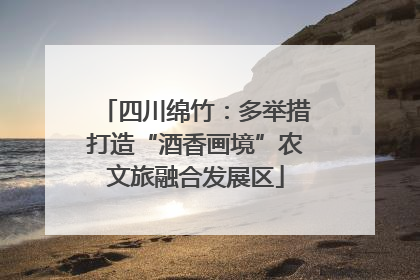 四川绵竹：多举措打造“酒香画境”农文旅融合发展区