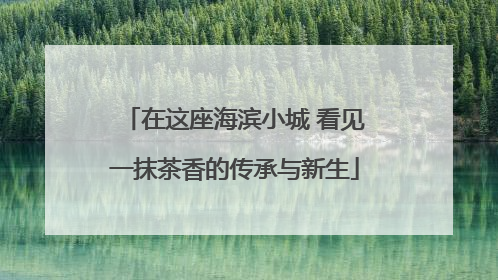 在这座海滨小城 看见一抹茶香的传承与新生