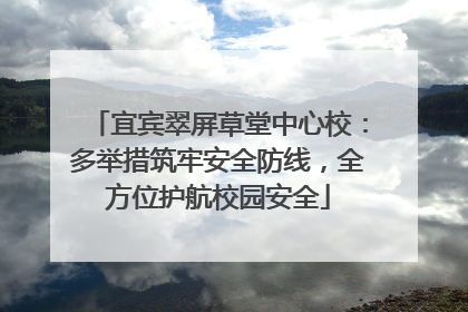 宜宾翠屏草堂中心校：多举措筑牢安全防线，全方位护航校园安全