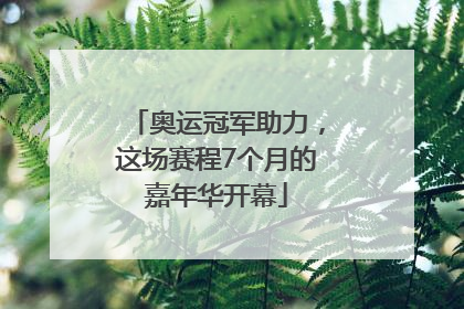 奥运冠军助力，这场赛程7个月的嘉年华开幕