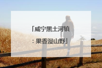 威宁黑土河镇：果香漫山野