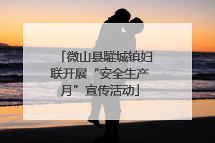 微山县驩城镇妇联开展“安全生产月”宣传活动