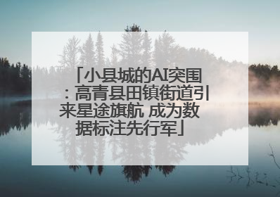 小县城的AI突围：高青县田镇街道引来星途旗航 成为数据标注先行军