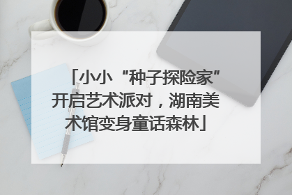 小小“种子探险家”开启艺术派对，湖南美术馆变身童话森林