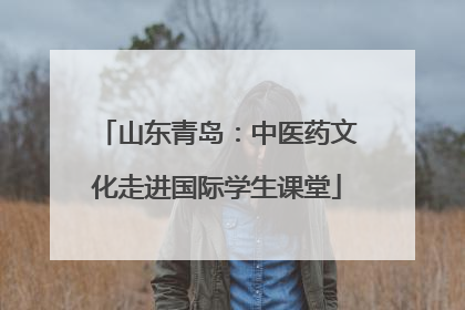 山东青岛：中医药文化走进国际学生课堂