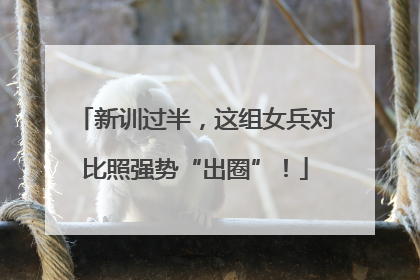 新训过半，这组女兵对比照强势“出圈”！