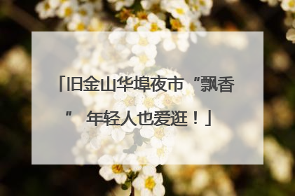 旧金山华埠夜市“飘香” 年轻人也爱逛！