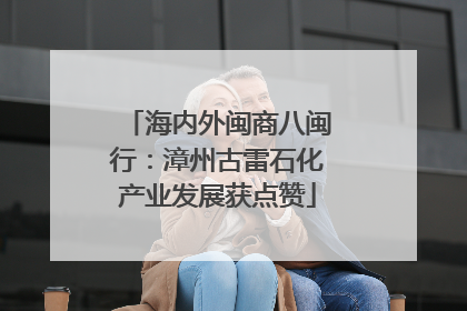 海内外闽商八闽行：漳州古雷石化产业发展获点赞