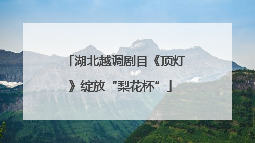 湖北越调剧目《顶灯》绽放“梨花杯”