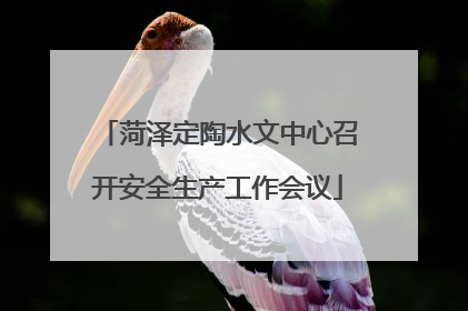 菏泽定陶水文中心召开安全生产工作会议