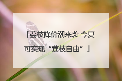 荔枝降价潮来袭 今夏可实现“荔枝自由”
