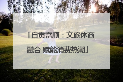 自贡富顺：文旅体商融合 赋能消费热潮