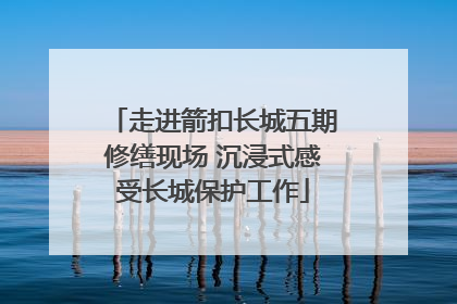 走进箭扣长城五期修缮现场 沉浸式感受长城保护工作