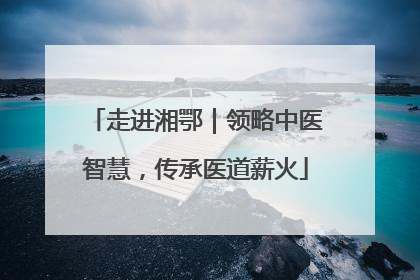 走进湘鄂｜领略中医智慧，传承医道薪火