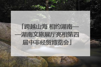 跨越山海 相约湖南——湖南文旅展厅亮相第四届中非经贸博览会
