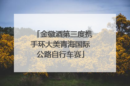 金徽酒第三度携手环大美青海国际公路自行车赛