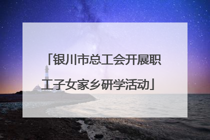 银川市总工会开展职工子女家乡研学活动