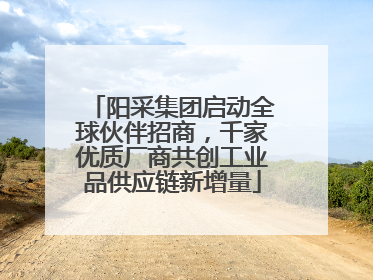 阳采集团启动全球伙伴招商，千家优质厂商共创工业品供应链新增量