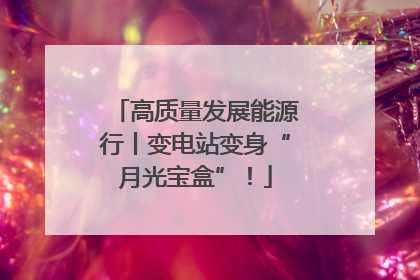高质量发展能源行丨变电站变身“月光宝盒”！