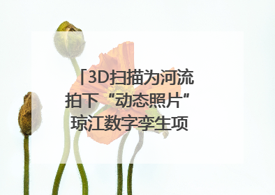 3D扫描为河流拍下“动态照片” 琼江数字孪生项目赋能流域管理｜新闻发布最前线